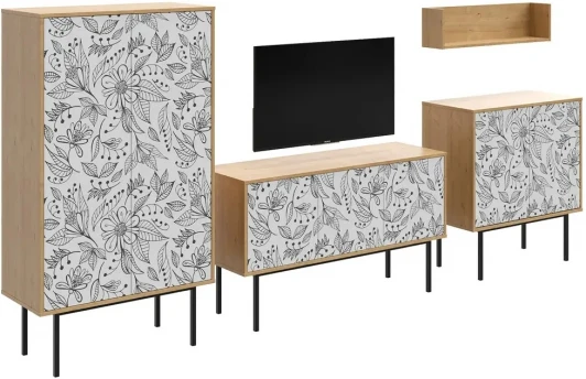 599552 Композиция Boho Color 2 ОГОГО (арт.599552), (ЛДСП/Дуб Корбридж)