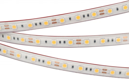 022325(2) Светодиодная лента герметичная RTW-PS-B60-12mm 12V Warm3000 (14.4 W/m, IP67, 5060, 5m) (Arlight, 14.4 Вт/м, IP67) 022325(2)