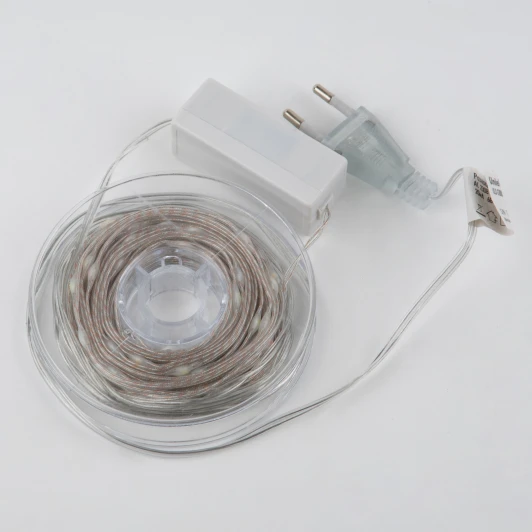 ULD-S1000-100/DTA WARM WHITE IP20 DEW BAND Гирлянда светодиодная "Полоса", 10м. 100 светодиодов, теплый белый свет Uniel ULD-S1000-100/DTA WARM WHITE IP20 DEW BAND