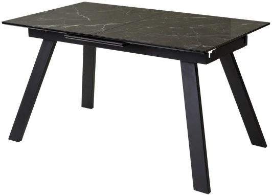 480M04541 Стол Морис 140 ДАРК, стекло / ЧЕРНЫЙ