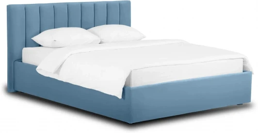 671740 Кровать Queen Sofia 1600 Lux ОГОГО (арт.671740), (Ткань/Голубой)