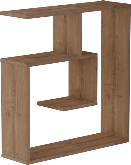 LEV00925 Полка Фигурная LABY SHELF (Дерево/Светло-коричневый) LEVE