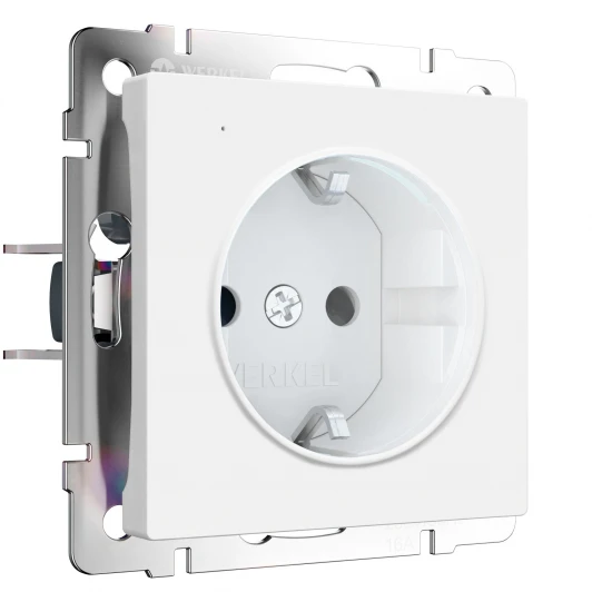 W1171461 Розетка с подсветкой и датчиком освещенности (белый матовый) Werkel W1171461 (a069612)