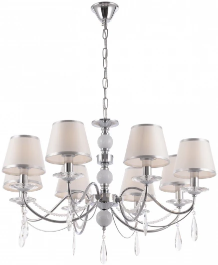 342109/8 CR+LWT Подвесная люстра Arte Milano AM342109 342109/8 CR+LWT (220V, подвески, на цепи)