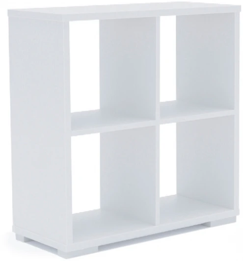 100933 Стеллаж Стильный С-3, Белый, МАМА