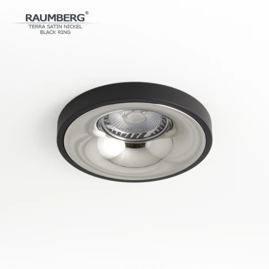 TerraSNi\Bk Встраиваемый светильник Raumberg TerraSNi\Bk Satin Nickel\Black