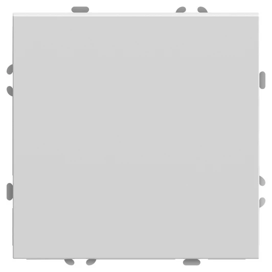 49865 Выключатель одноклавишный (белый фарфор, soft touch) Stekker Эмили 49865