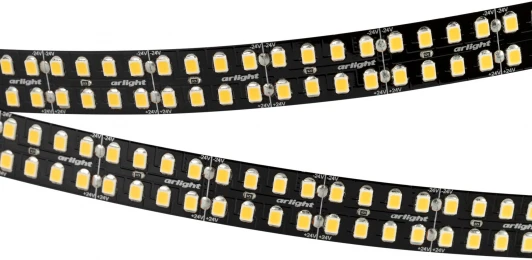 032610(2) Светодиодная лента RT-A320-BLACK-15mm 24V Warm3000 (24 W/m, IP20, 2835, 5m) (Arlight, высок.эфф.150 лм/Вт) 032610(2)