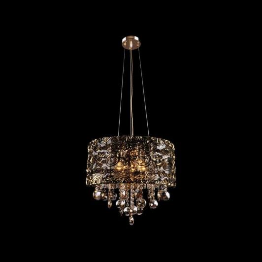 3400/5 золото/тонированный хрусталь Strotskis Подвесная люстра Eurosvet 3400 3400/5 золото/тонированный хрусталь Strotskis