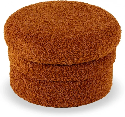 902550 Пуфик Pancakes ОГОГО Обстановочка! (Мех/Терракотовый) арт.902550