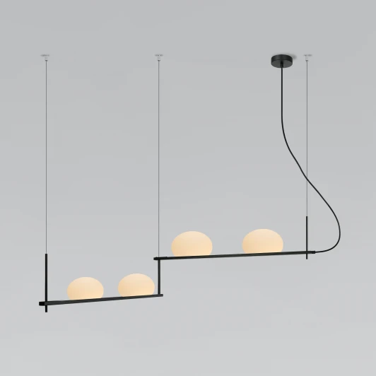 70145/4 черный Подвесной светильник Stair 70145/4 черный Eurosvet