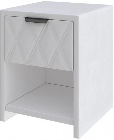 2028080 PROxSON Тумба Side (Ткань: Велюр Teddy Снежный) 44x45