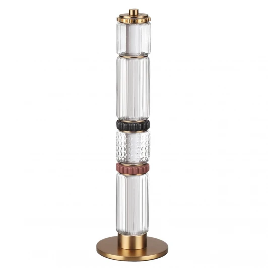 5455/15TL Настольная лампа Odeon Light Collier 5455/15TL сатин.латунь/терракот/черный LED 15W 4000K