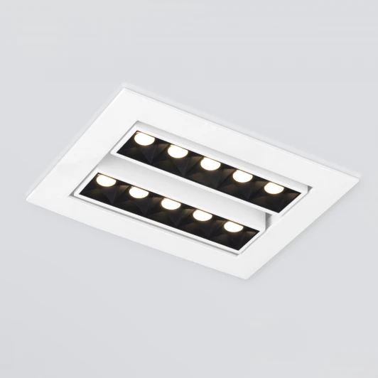 9923 LED 20W 4200K белый/черный Встраиваемый точечный светильник Elektrostandard 9923 LED 20W 4200K белый/черный
