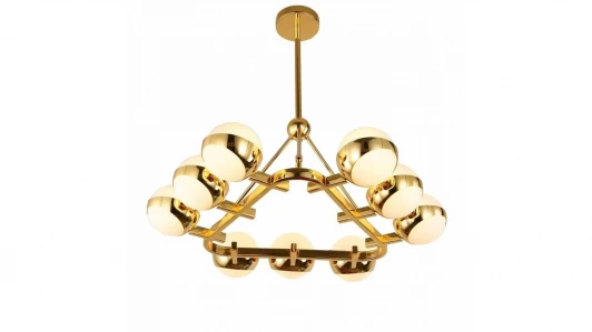 LDP 6038-9 GD Потолочная люстра Lumina Deco Optimus  LDP 6038-9 GD