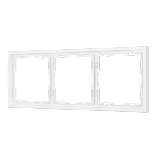 054219 Рамка пластиковая FRM-NOBE-SFPL-3-WH (Arlight) 054219