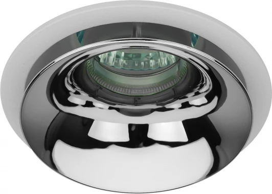 KL103 WH/CH Встраиваемый точечный светильник ЭРА KL103 WH/CH (12V, круглые)