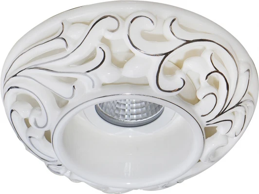 N1630-White+silver Встраиваемый светильник Donolux N1629 N1630-White+silver (220V, круглые)