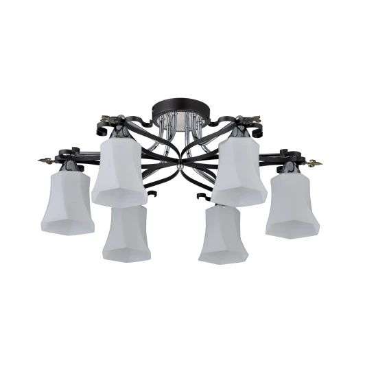 849/6PF-Dark Потолочная люстра IDLamp Monga 849/6PF-Dark