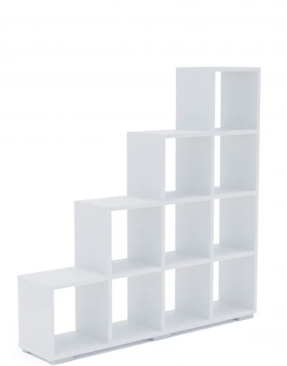 101062 Стеллаж Стильный С-2, Белый, МАМА