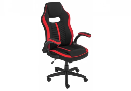 11677 Компьютерное кресло Woodville Plast черное / красное 11677