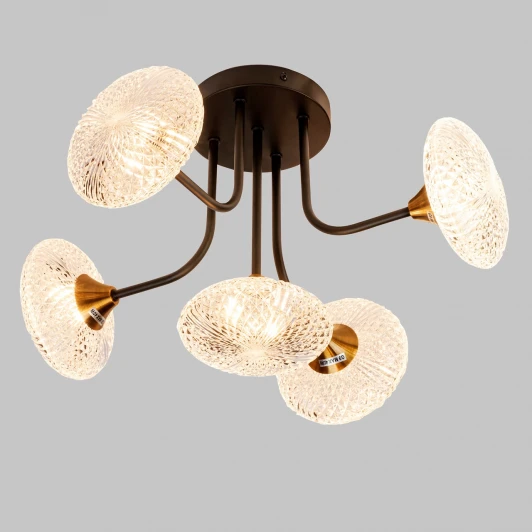 MD.1232-5-S-BK+AGD Потолочная люстра на штанге Imex MD.1232-5-S-BK+AGD