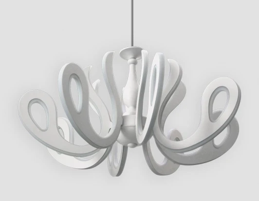 FK82/8 WH 504W D820 Подвесная люстра Ambrella Orbital Klassika FK82/8 WH 504W D820