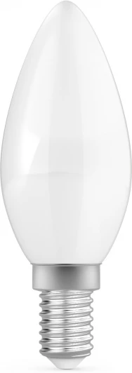 1035115 Лампочка светодиодная филаментная Gauss Filament 1035115 Свеча 4,5W 380lm 2700К Е14 milky LED