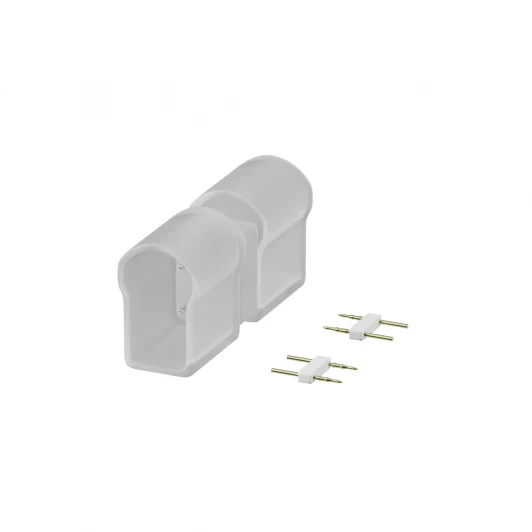 201238 Двусторонний коннектор (выход прямой) для гибкого неона AC220V 25x13 мм Maytoni 201238