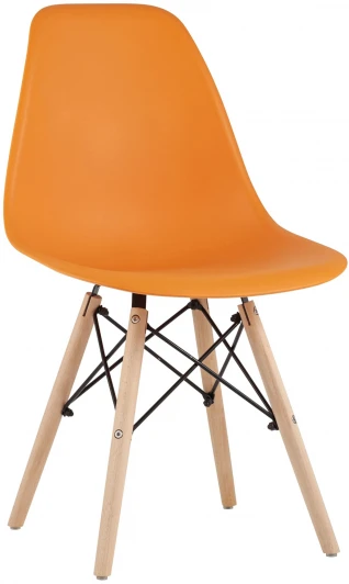 УТ000003482 Стул Stool Group Eames Style DSW оранжевый x4 УТ000003482
