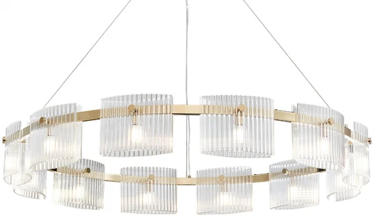 4539+3/S gold Подвесной светильник Newport 4530 4539+3/S gold