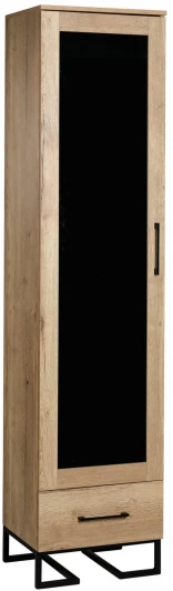 40092925H_Натур Шкаф R-Home витрина Loft Дуб Натур