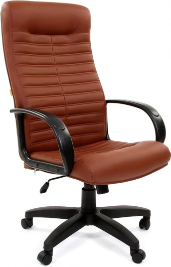 CHAIRMAN 480 LT Компьютерное кресло CHAIRMAN 480 LT (Пластик,Экокожа/Коричневый)