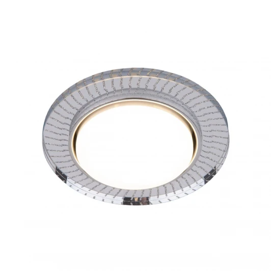 3033 GX53 CL/SL прозрачный/серебро Встраиваемый точечный светильник Elektrostandard 3033 GX53 CL/SL прозрачный/серебро