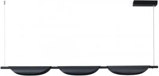 6548/18L Подвесной светильник Lumion Joel 6548/18L LEDIO LN23 026 черный LED 18W 4000K 375Лм 220V (сенсорный выключатель, на проводе)
