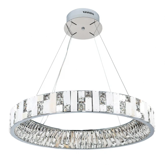 ML.6988.800P CR Подвесная люстра светодиодная с регулировкой цветовой температуры Modelux MODELUX ML.6988.800P CR