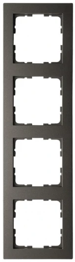 G1004Z Рамка на 4 поста (мокко) Jasmart G-Classic G1004Z