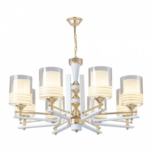 306087/8 Wh/Gd Подвесная люстра Arte Milano Florentia-6087 306087/8 Wh/Gd (220V, на цепи)