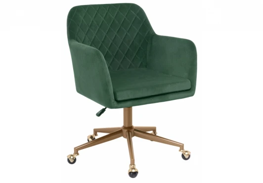 11715 Компьютерное кресло Woodville Molly green / gold 11715