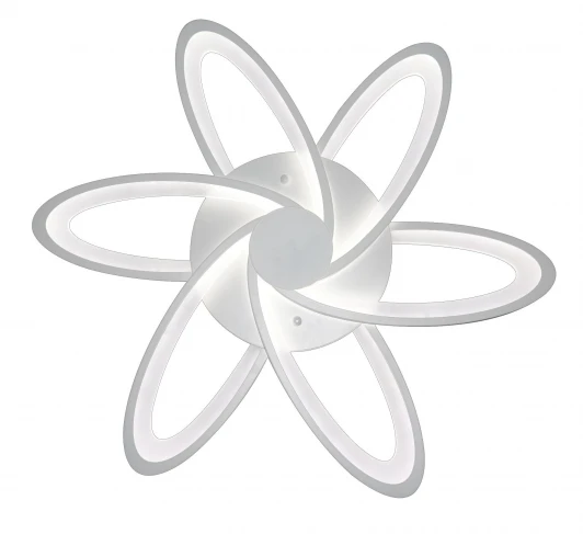 HIGH-TECH LED LAMPS 82008 Потолочная люстра Natali Kovaltseva HIGH-TECH LED LAMPS 82008 (регулировка яркости, 220V, пульт управления, умный дом - LampSmart, цветы)