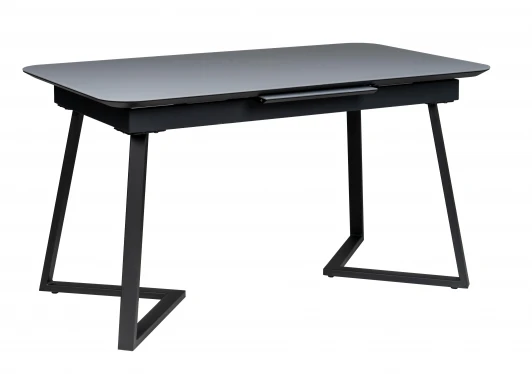 4103302h Стол Роналдо 140-180 Automatic Dark matte glass