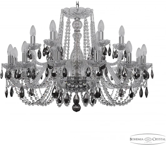 1402/12+6/300 Ni K731 Подвесная люстра Bohemia 1402 1402/12+6/300 Ni K731
