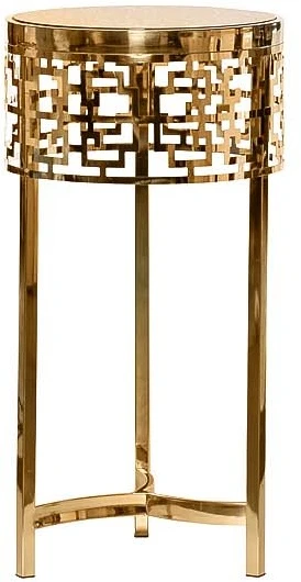 13RXFS5080L-GOLD Журнальный стол Garda Decor 13RXFS5080L-GOLD (Золото/Золото,Коричневый)