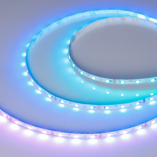 044684 Светодиодная лента SPI-RZ-F60-6mm 12V RGB-PX1-BPT (7 W/m, IP20, 3535, 5m) (Arlight) 044684