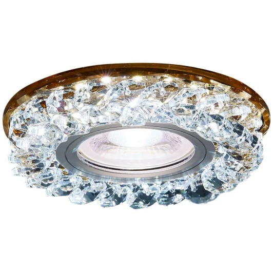 S257 BR Встраиваемый точечный светильник Ambrella Декоративные Кристалл Led+mr16 S257 BR