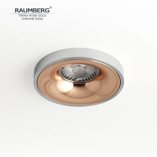 TerraRGd\Ch Встраиваемый светильник Raumberg TerraRGd\Ch Rose Gold\Chrome