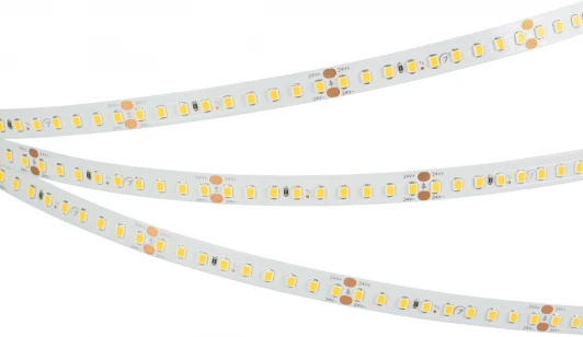 036208 Светодиодная лента RT-A144-10mm 24V Day4000 (7.7 W/m, IP20, 2835, 5m) (Arlight, высок.эфф.200 лм/Вт) 036208