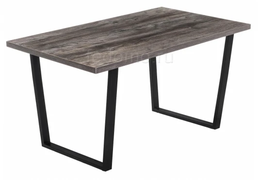 420993 Стол Woodville Эльпатия 130 дуб рошелье / черный матовый 420993