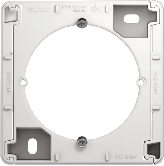 GSL000100 Коробка наружного монтажа (белый) Systeme Electric Glossa GSL000100