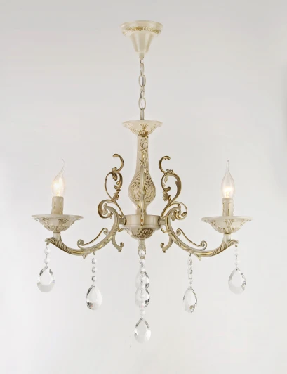 000067873 Подвесная люстра Мелодия Света PL1N PL9014-3 WT+GD 000067873